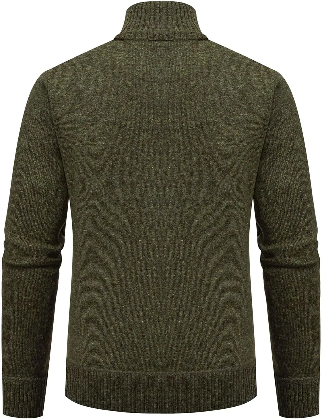 Mylldey Mens Sweater Cardigan Full Zip Knitted Long Sleeve Sweaters Men Workout Outfits