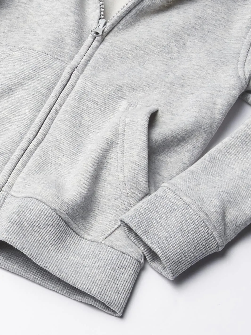 Nautica Boys' Long Sleeve Sensory-Friendly Fleece Full Zip Hoodie