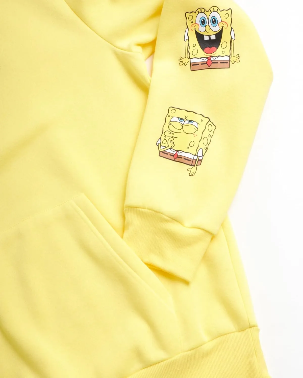 Nickelodeon Mens SpongeBob and Patrick Fleece Sweatshirt  Men and Womens Unisex Pullover Hoodie (Size: S-XL)