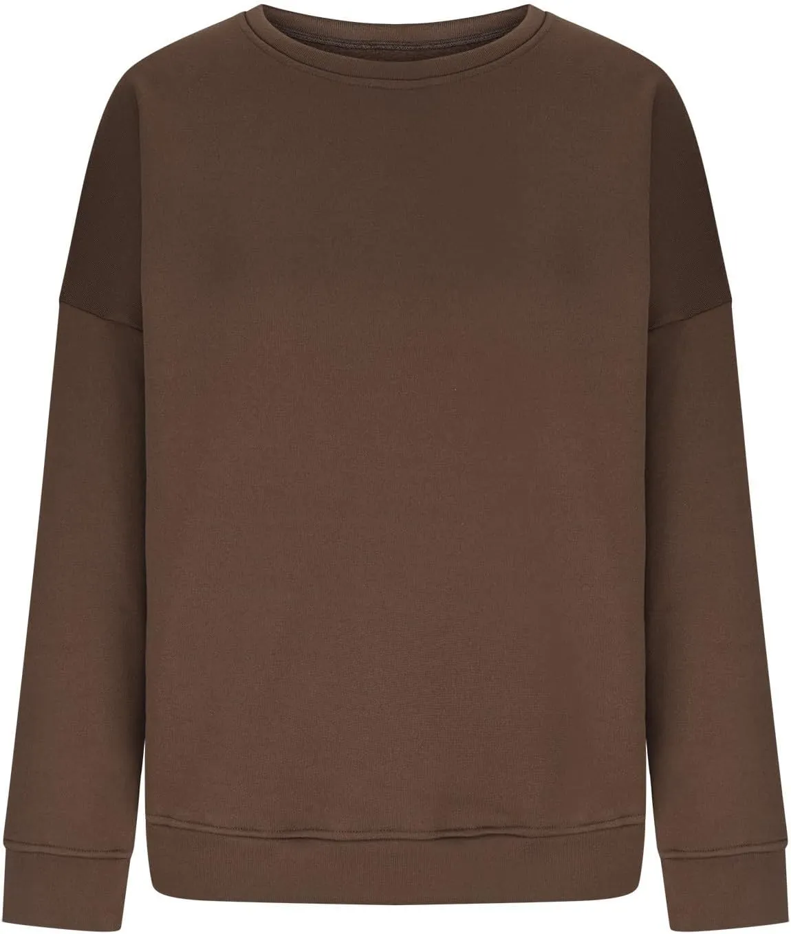 Oversized Crewneck Sweatshirt Women Fall Pullover Fleece Long Sleeve Shirts Teen Girls Cute Sweater Preppy Clothes