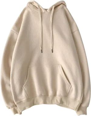 Oversized Hoodie Men 2023 Trendy Long Sleeve Sweatshirts with Hood Casual Fall Winter Pullover with Pocket