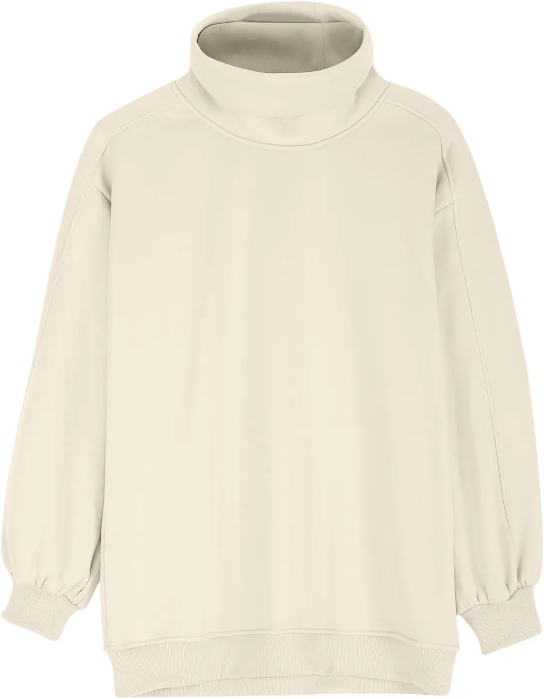 Oversized Sweatshirt For Women Fall Fashion 2024 Casual Solid Cowl Neck Pullover Tops Long Sleeve y2k Hoodies