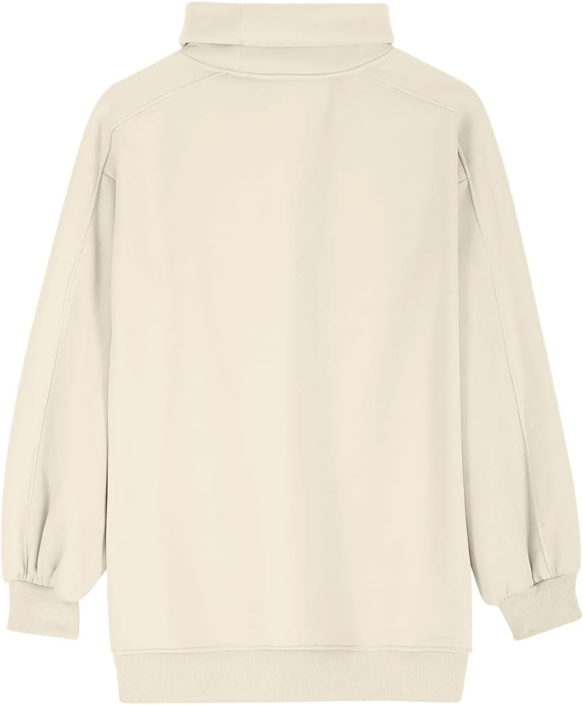 Oversized Sweatshirt For Women Fall Fashion 2024 Casual Solid Cowl Neck Pullover Tops Long Sleeve y2k Hoodies