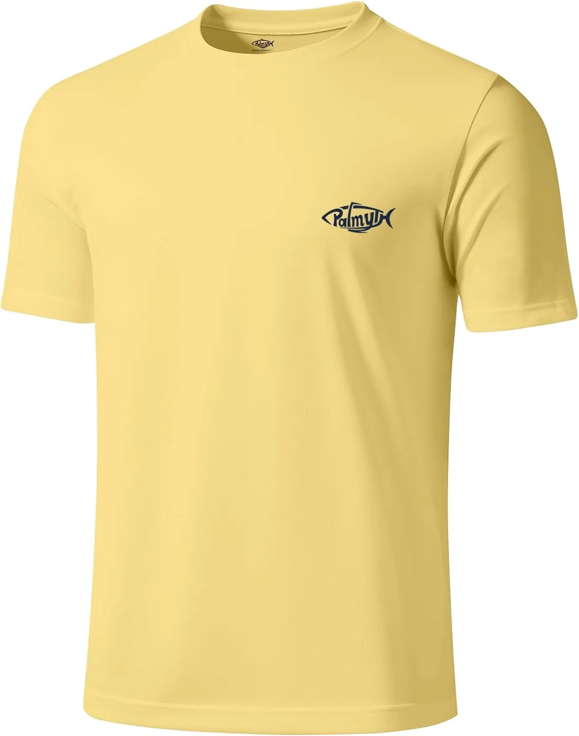 Palmyth Mens Fishing Shirts Short Sleeve UPF 50  T-Shirt UV Sun Protection SPF Tee Quick Dry