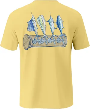 Palmyth Mens Fishing Shirts Short Sleeve UPF 50  T-Shirt UV Sun Protection SPF Tee Quick Dry