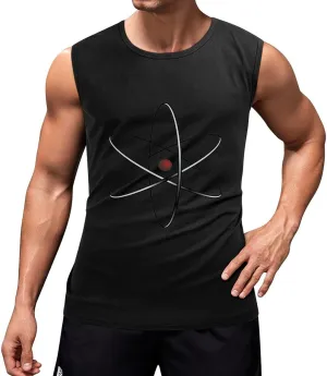 Physics of Quantum Men's Sleeveless Shirts Muscle Tank Top Gym Workout T Shirt