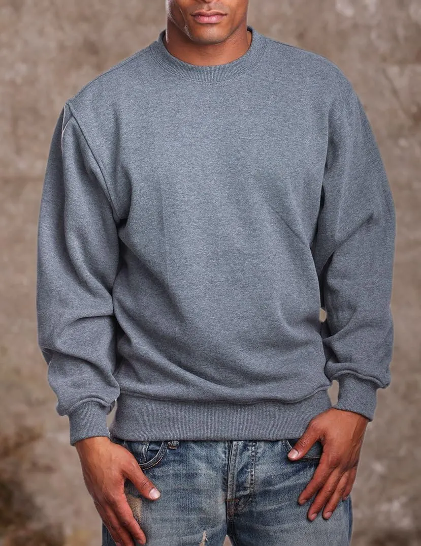 PRO 5 Mens Heavy Weight Fleece Crewneck