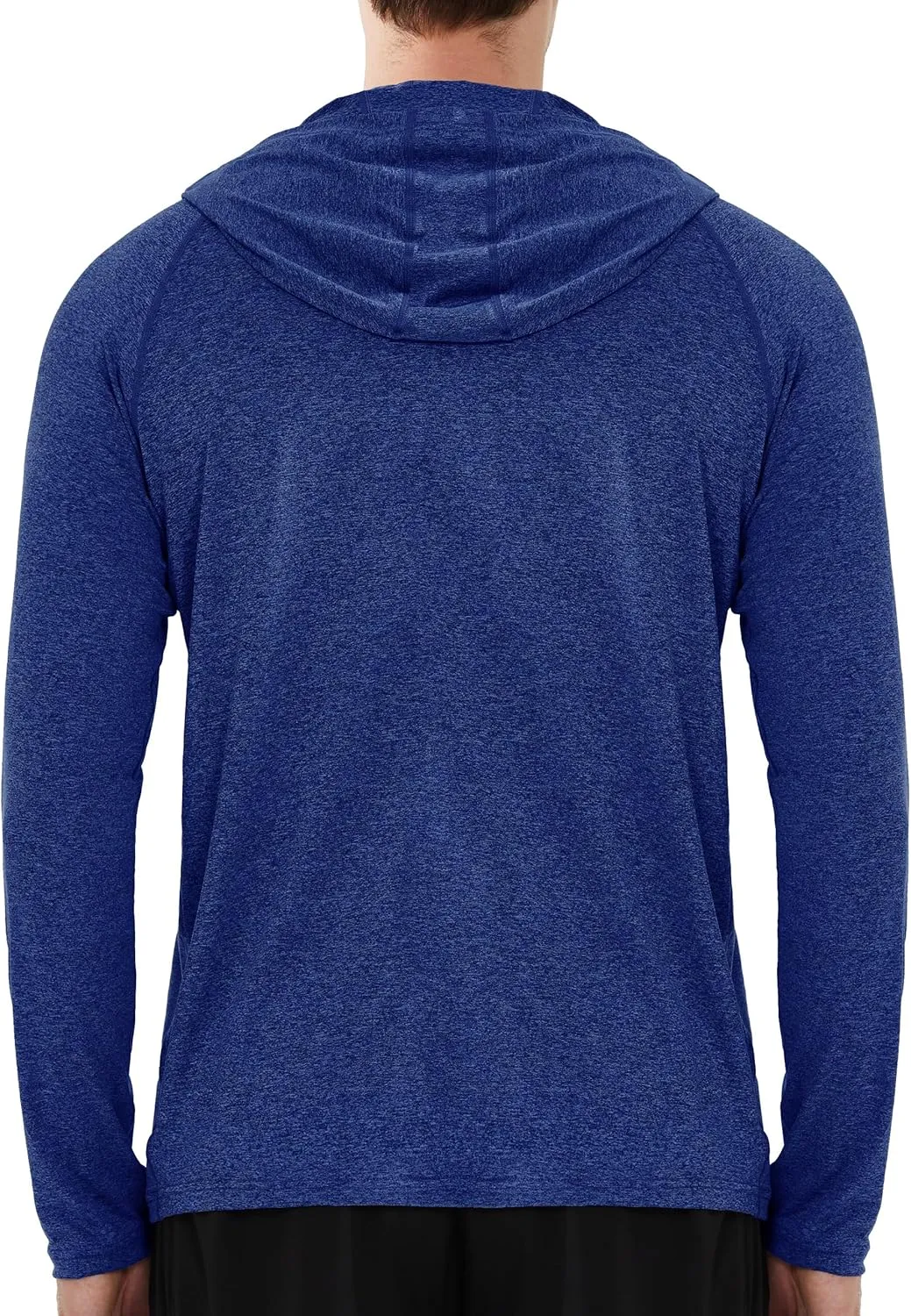 Roadbox Men's UPF 50  Fishing Shirts, Long Sleeve UV Sun Protection SPF Hoodie, Quick Dry Swim Rash Guard for Outdoor Hiking