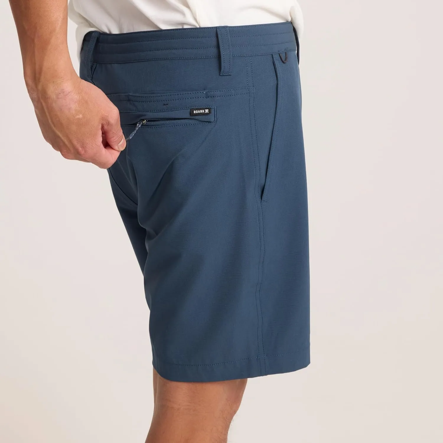 Roark Hytide Mens Hybrid Shorts 8"  Quick-Dry, 4-Way Stretch, Travel, Hiking, Golf & Casual Outdoor Shorts for Men