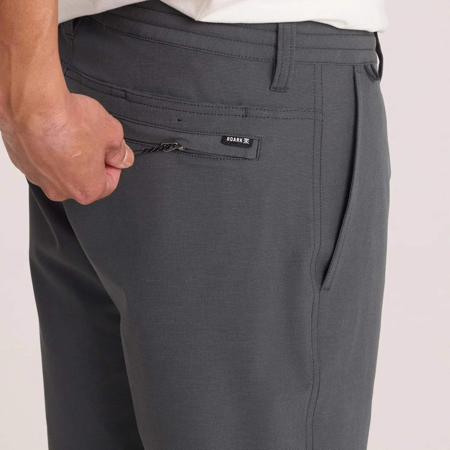 Roark Hytide Mens Hybrid Shorts 8"  Quick-Dry, 4-Way Stretch, Travel, Hiking, Golf & Casual Outdoor Shorts for Men