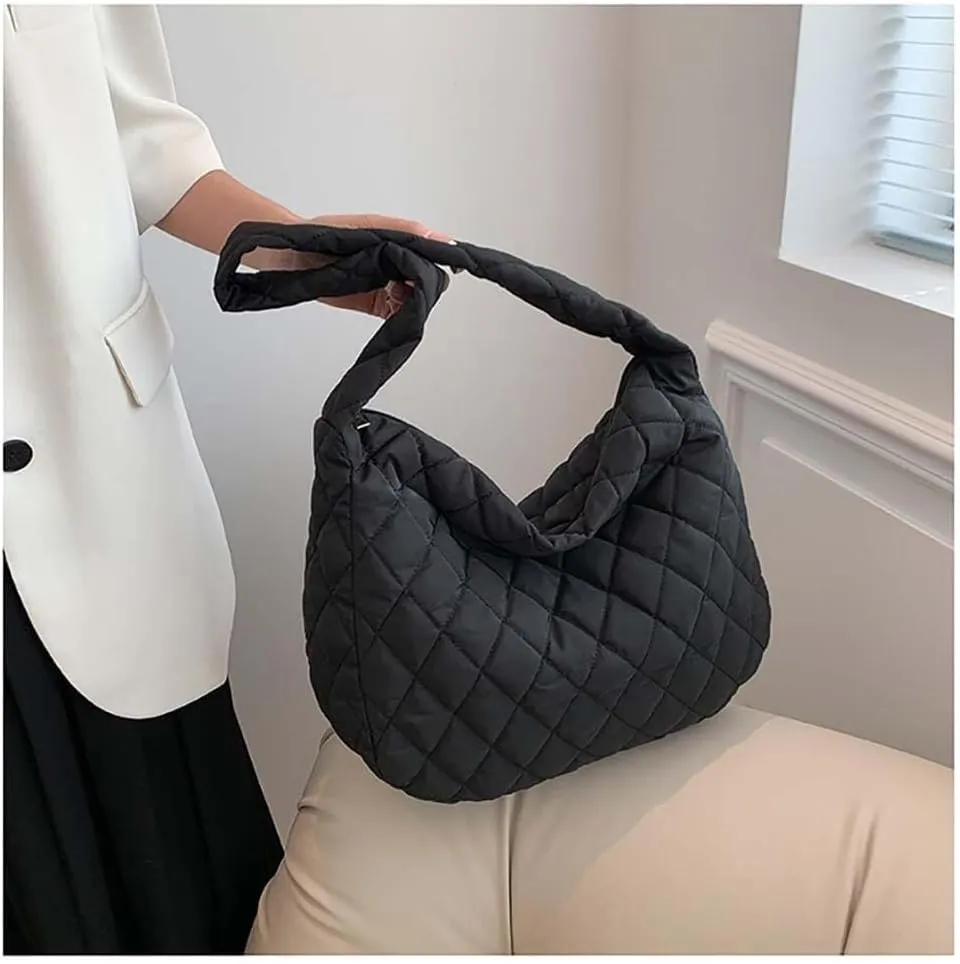 Shoulder Bag for Wome Lingge Casual Tote Crossbody Hobo Bag Top-Handle Bags