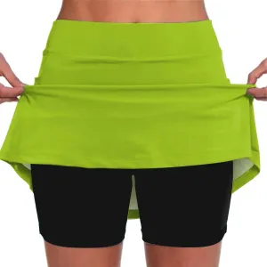 Skorts for Women with Pockets High Waist Tummy Control Womens Yoga Shorts Casual Athletic Tennis Mini Short Skirts