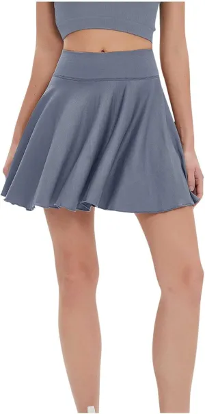 Skorts Skirts for Women High Waisted Flowy Mini Tennis Golf Skirts Athletic Workout Skort with Pockets 2025 Summer