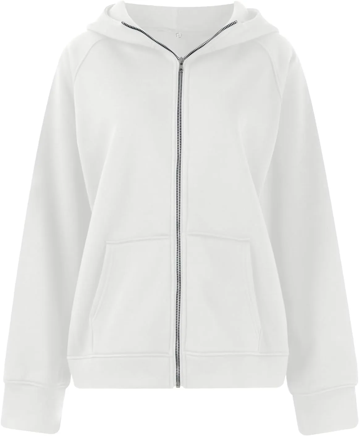 slqdgmryz Womens Zip Up Hoodies Winter Fleece Jacket Althletic Oversized Hooded Sweatshirt Plain Y2k Hoodie with Pockets