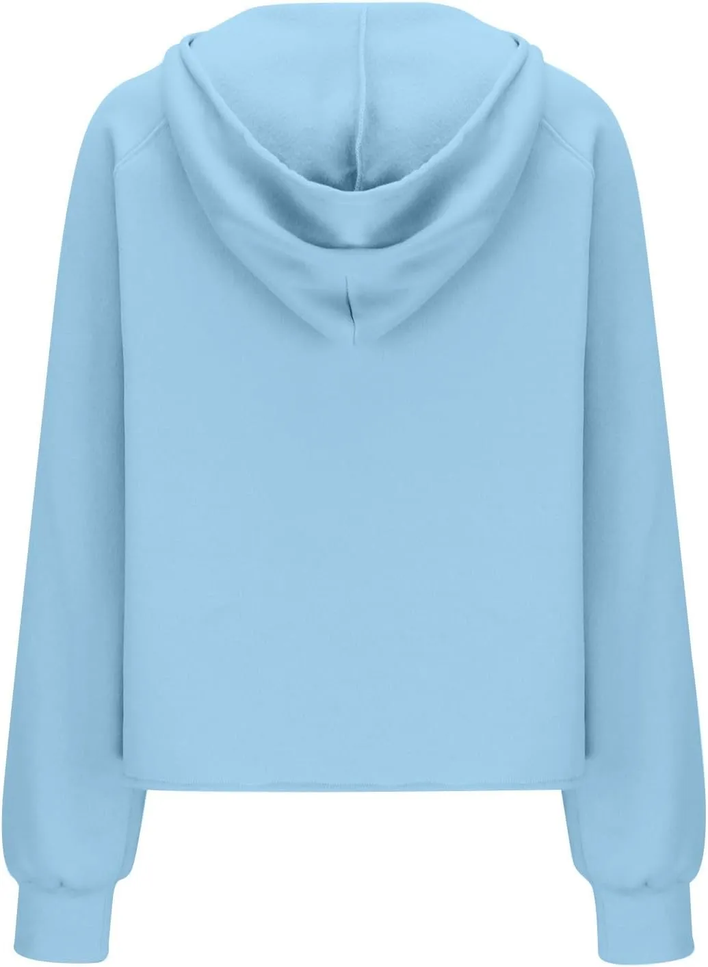 SMIDOW Scuba Dupes Sweatshirt For Women Fashion 2023 Half Zip Up Hoodies Casual Loose Cropped 1/4 Zip Pullover Tops