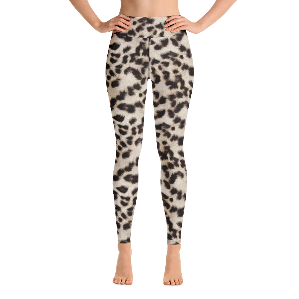 Snow Leopard Yoga Pants