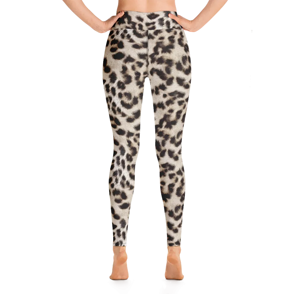 Snow Leopard Yoga Pants