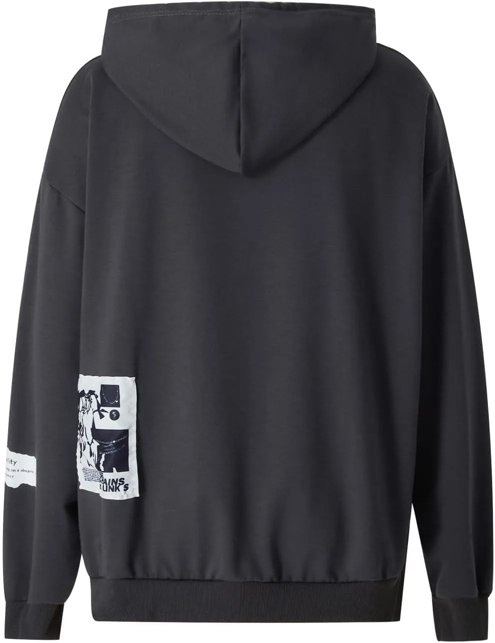 SOLILOQUY Women Zip Up Hoodie Y2k Vintage Graphic Oversized Hooded Sweatshirt Jacket Pullover Coats Harajuku Streetwear