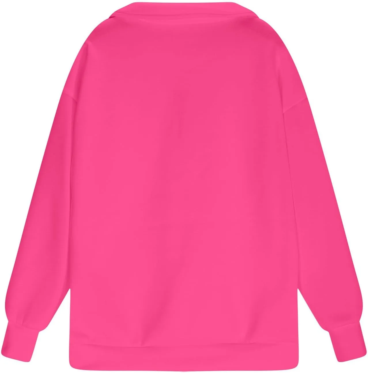 Sweatshirts for Girls Quarter Zip Pullover Long Sleeve Fleece Lined Tops Oversized Crewneck Sweatshirt Preppy Clothes