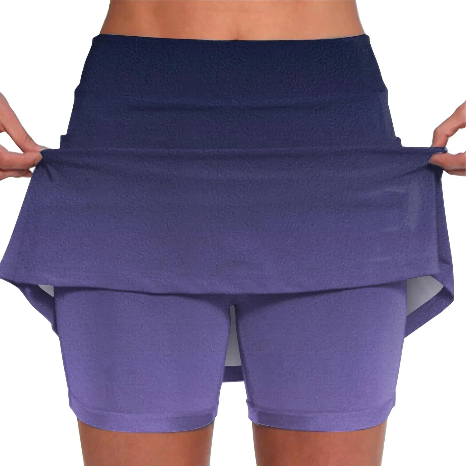 Tennis Skirts for Women Athletic Workout High Waisted Golf Skirt with Shorts Underneath Womens Tennis Skort