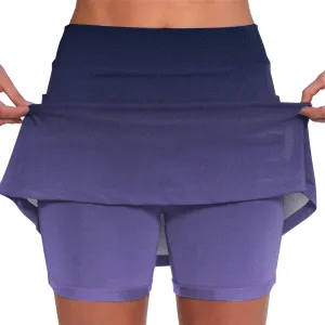 Tennis Skirts for Women Athletic Workout High Waisted Golf Skirt with Shorts Underneath Womens Tennis Skort