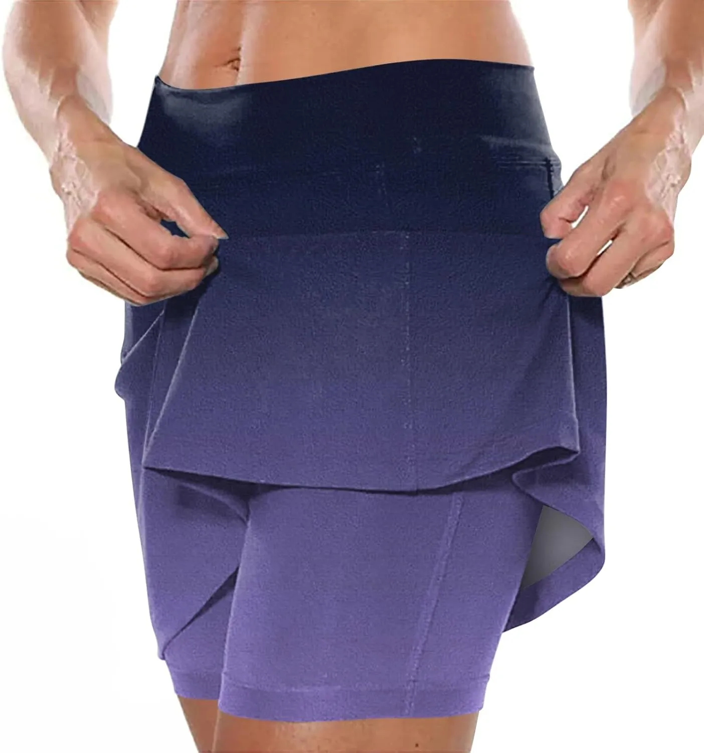 Tennis Skirts for Women Athletic Workout High Waisted Golf Skirt with Shorts Underneath Womens Tennis Skort