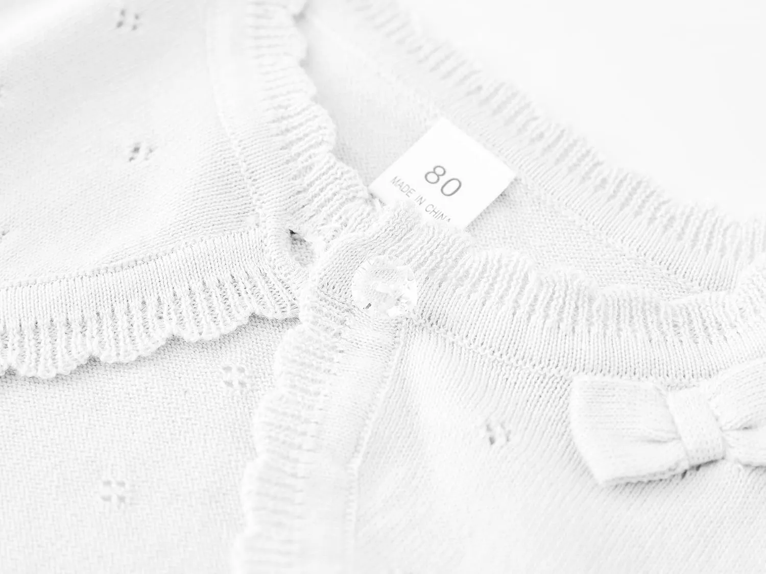 Toddler Girls Knit Cardigan Sweater Kids Bowknot Long Sleeve Dress Cover Up Size 12M-6T