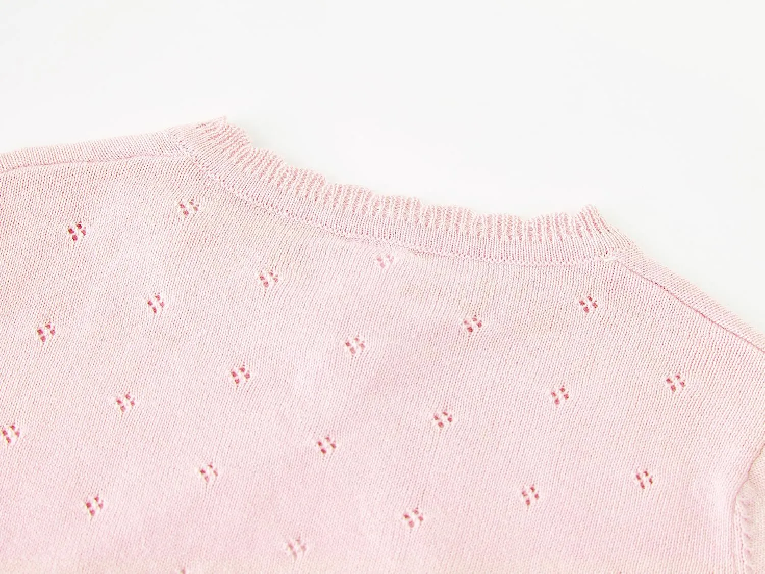 Toddler Girls Knit Cardigan Sweater Kids Bowknot Long Sleeve Dress Cover Up Size 12M-6T