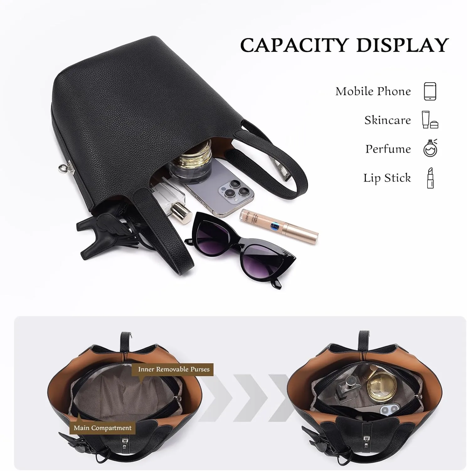 Top Handle Bag for Women Vegan Leather Handbag for Women Women's Shoulder Handbag