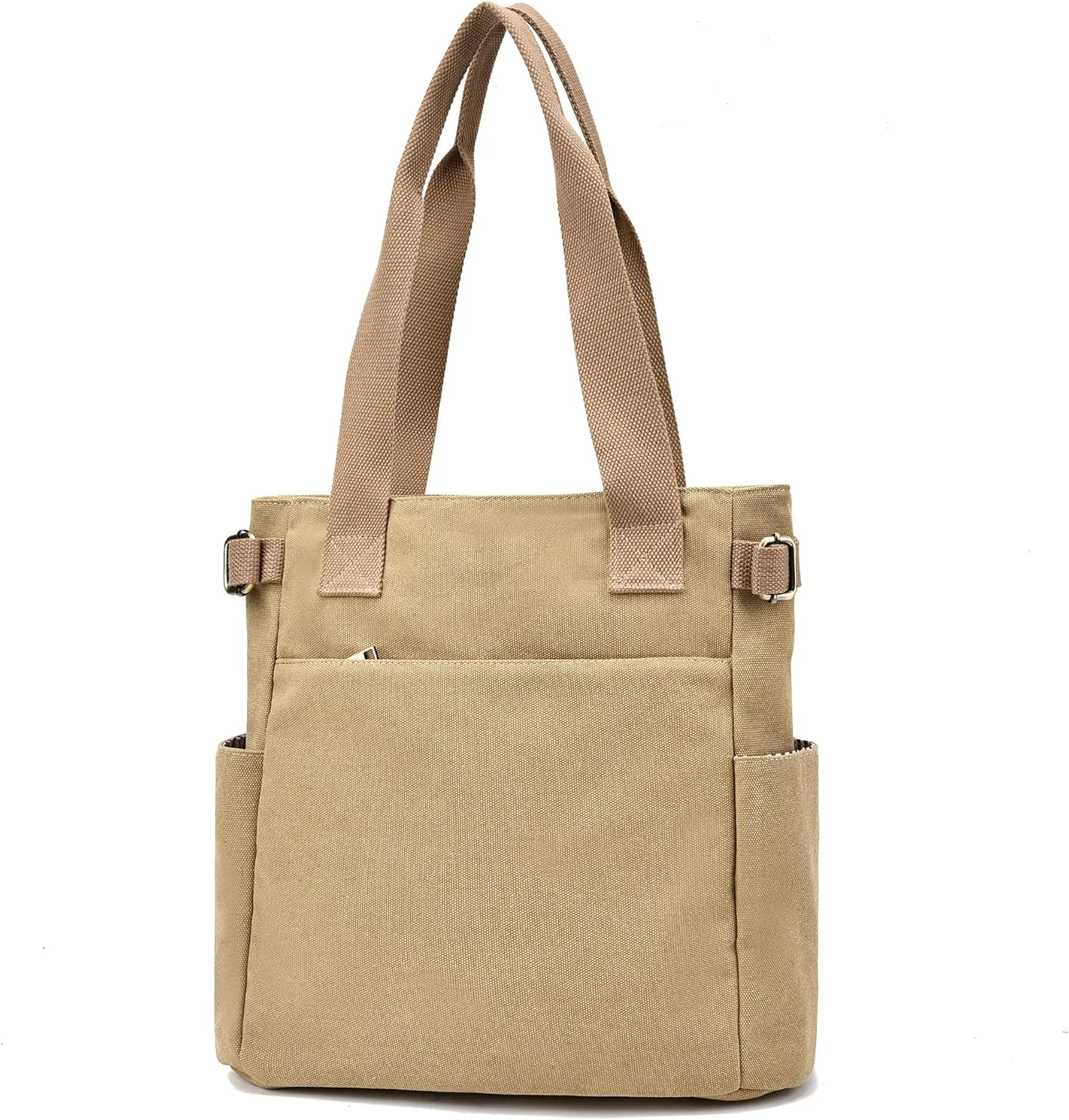 Tote Bags for Women Canvas Top Handle Bag Lightweight Shoulder Handbag with Pockets