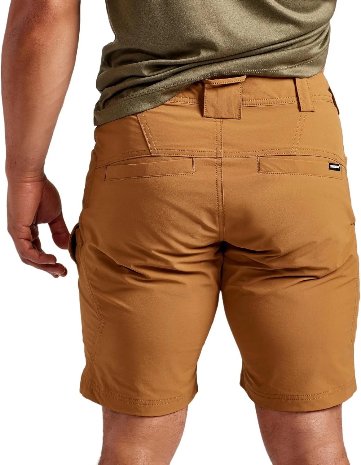 TRUEWERK Mens Work Shorts - T1 Werkshorts, Moisture Wicking, Multi-Pocket, Tactical Cargo Shorts with 4-Way Stretch