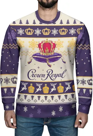 Ugly Christmas Sweater, Holiday Crewneck Cardigan for Women Men, Long Sleeve Knit Pullover Gifts for Christmas