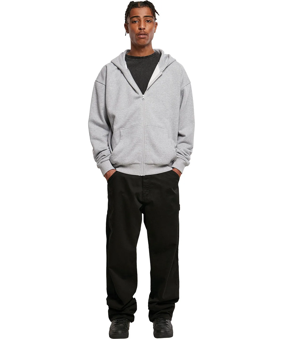 Ultra heavy zip hoodie | Black