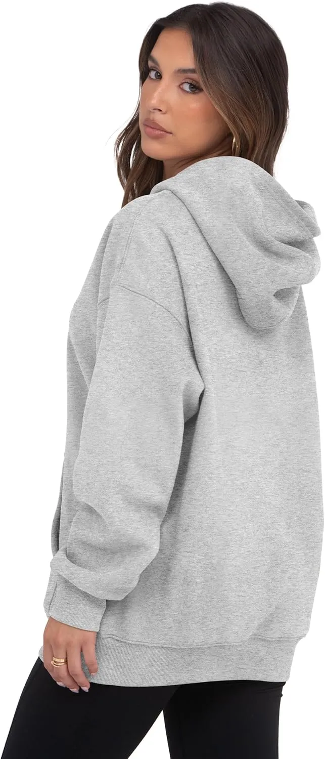 VIUTIL Womens Oversized Hoodies Fleece Loose Hooded Sweatshirt Fall Winter Outfits 2025 Trendy Clothes