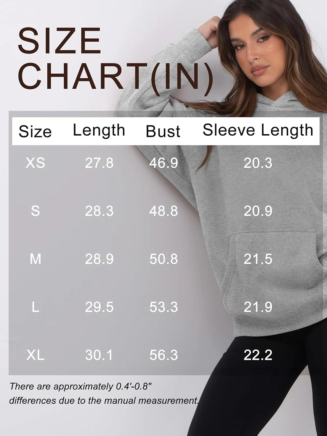 VIUTIL Womens Oversized Hoodies Fleece Loose Hooded Sweatshirt Fall Winter Outfits 2025 Trendy Clothes