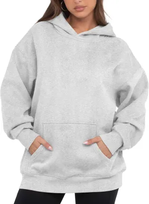 VIUTIL Womens Oversized Hoodies Fleece Loose Hooded Sweatshirt Fall Winter Outfits 2025 Trendy Clothes