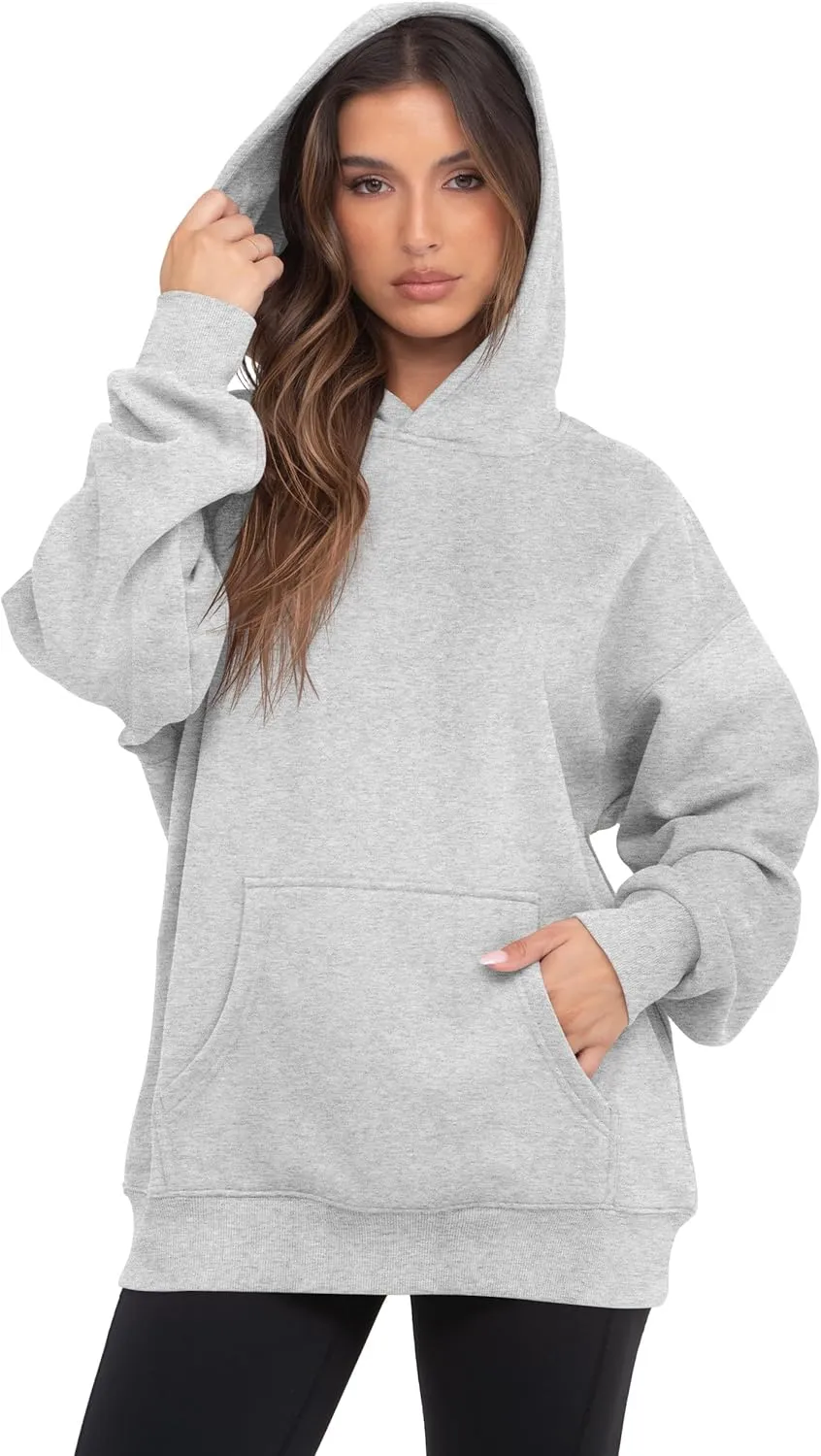 VIUTIL Womens Oversized Hoodies Fleece Loose Hooded Sweatshirt Fall Winter Outfits 2025 Trendy Clothes
