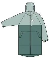 Waves Recycled Sherpa Lined Changing Robe - Surf Spray/Deep Sea
