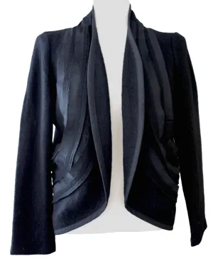 Winter Wool Open Front Jacket