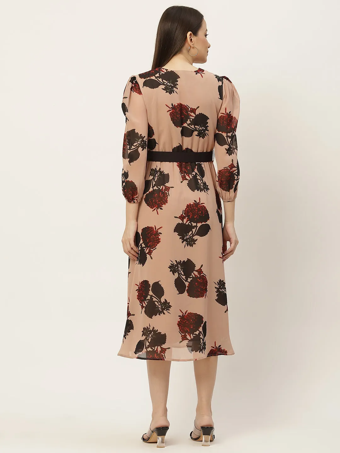 Women A-line Multicolor Dress