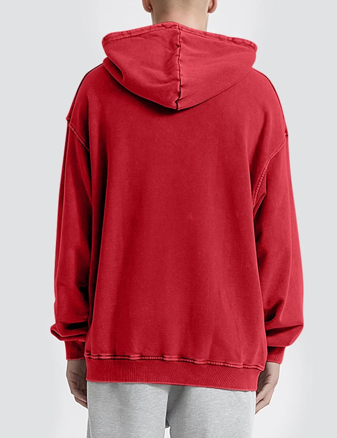 Women Mens Oversized Hoodies Pullover Acid Wash Cotton Vintage Hooded Sweatshirt Men Fleece Hoodie Streetwear