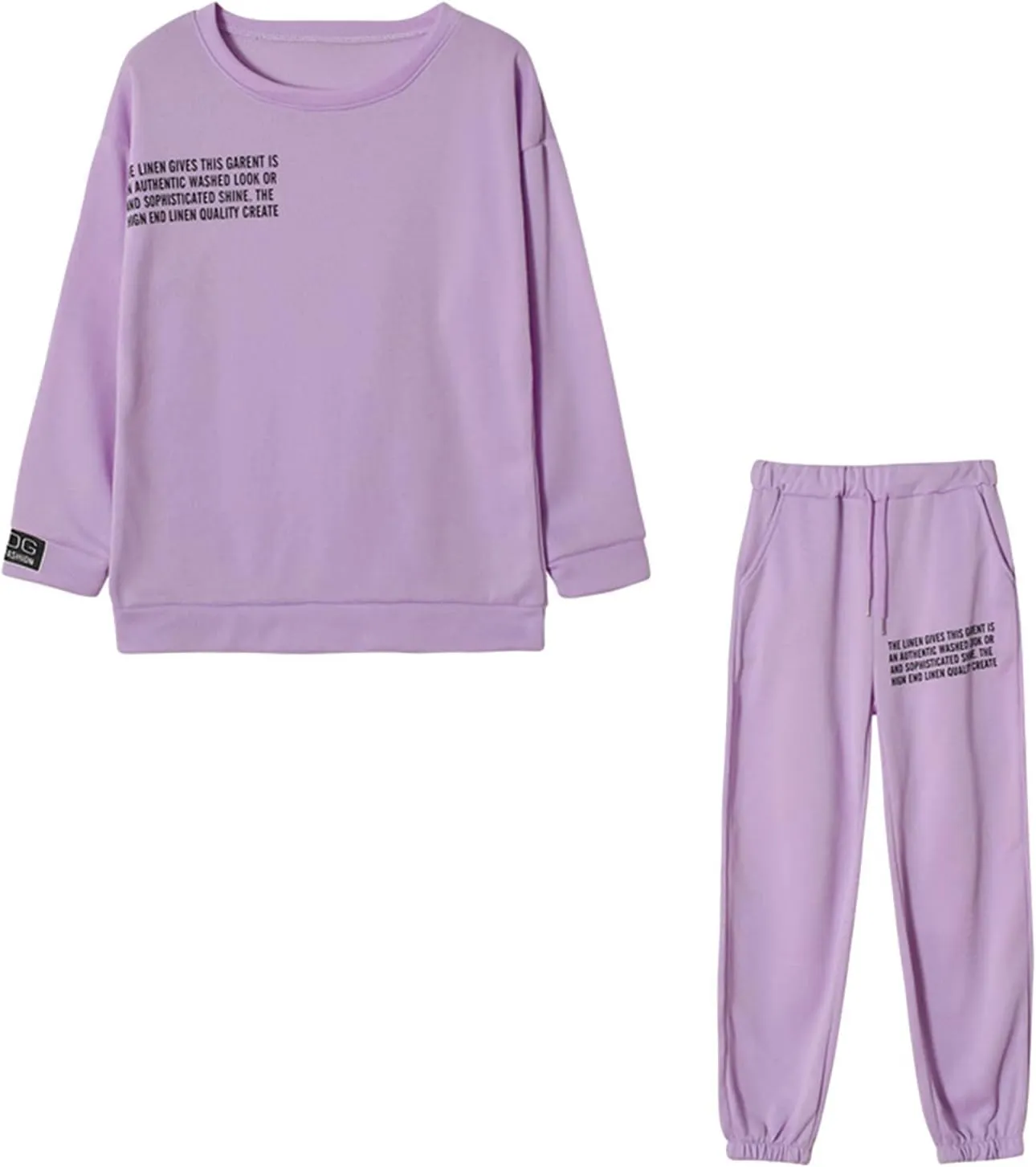 Womens 2 Piece Outfits Hoodie Sweatsuit Sets Oversized Sweatshirt Baggy Fall Fashion Sweatpants with Pockets