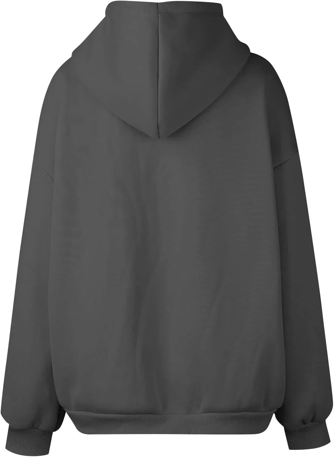 Women's Full Zip Up Hoodie Long Sleeve Hooded Sweatshirts Casual Fall Jacket Coat 2024 Fashion Outfits