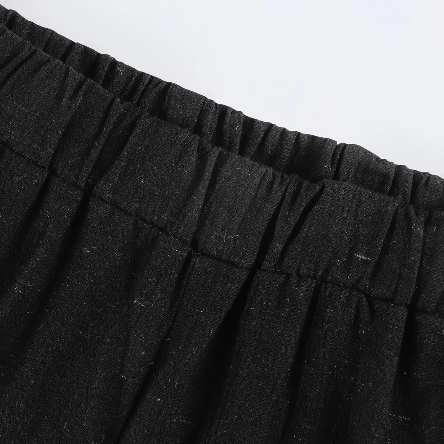 Womens Linen Tapered Capri Pants Plus Size Solid Color Cotton Linen Casual Summer 2025 Straight Leg Cropped Trouser
