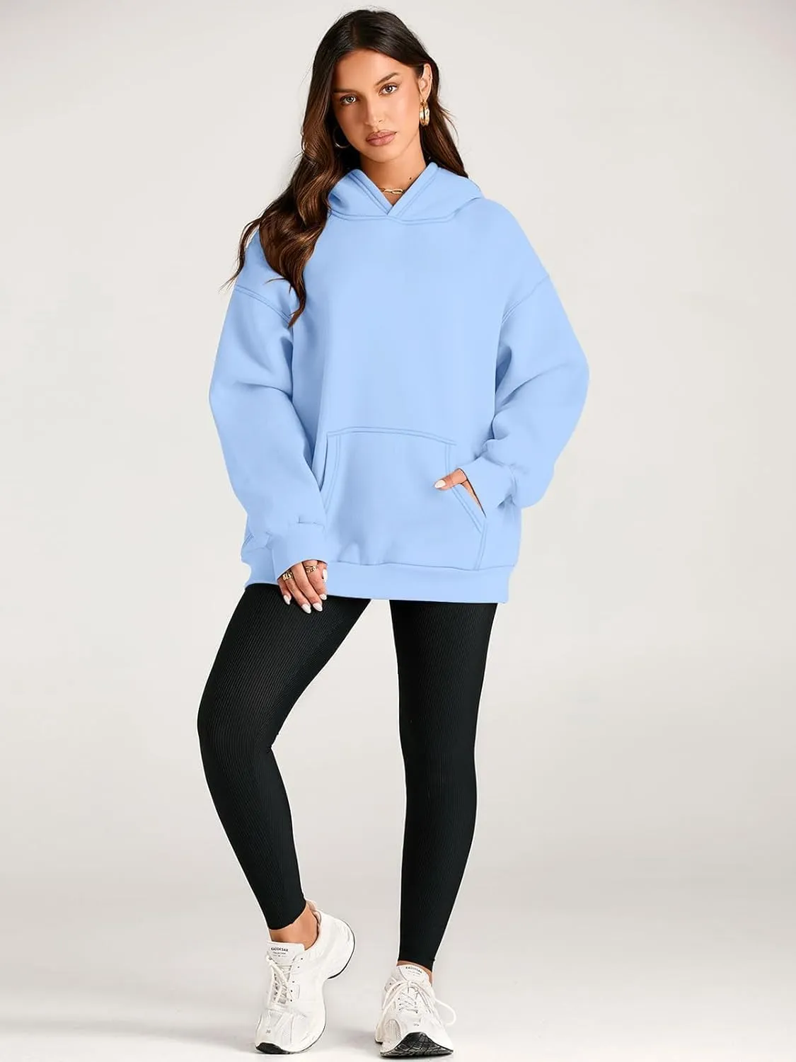Womens Oversized Hoodies Casual Sweatshirts Long Sleeve Sweaters Pullover Fall Outfits Winter Clothes