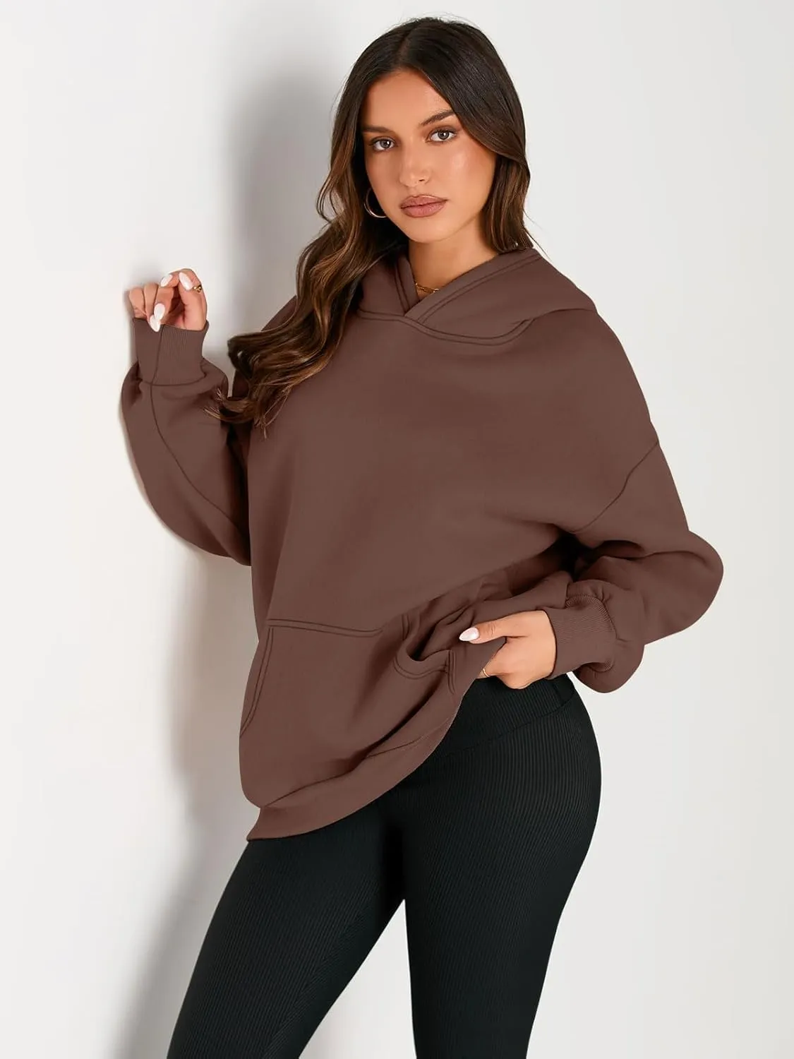 Womens Oversized Hoodies Casual Sweatshirts Long Sleeve Sweaters Pullover Fall Outfits Winter Clothes