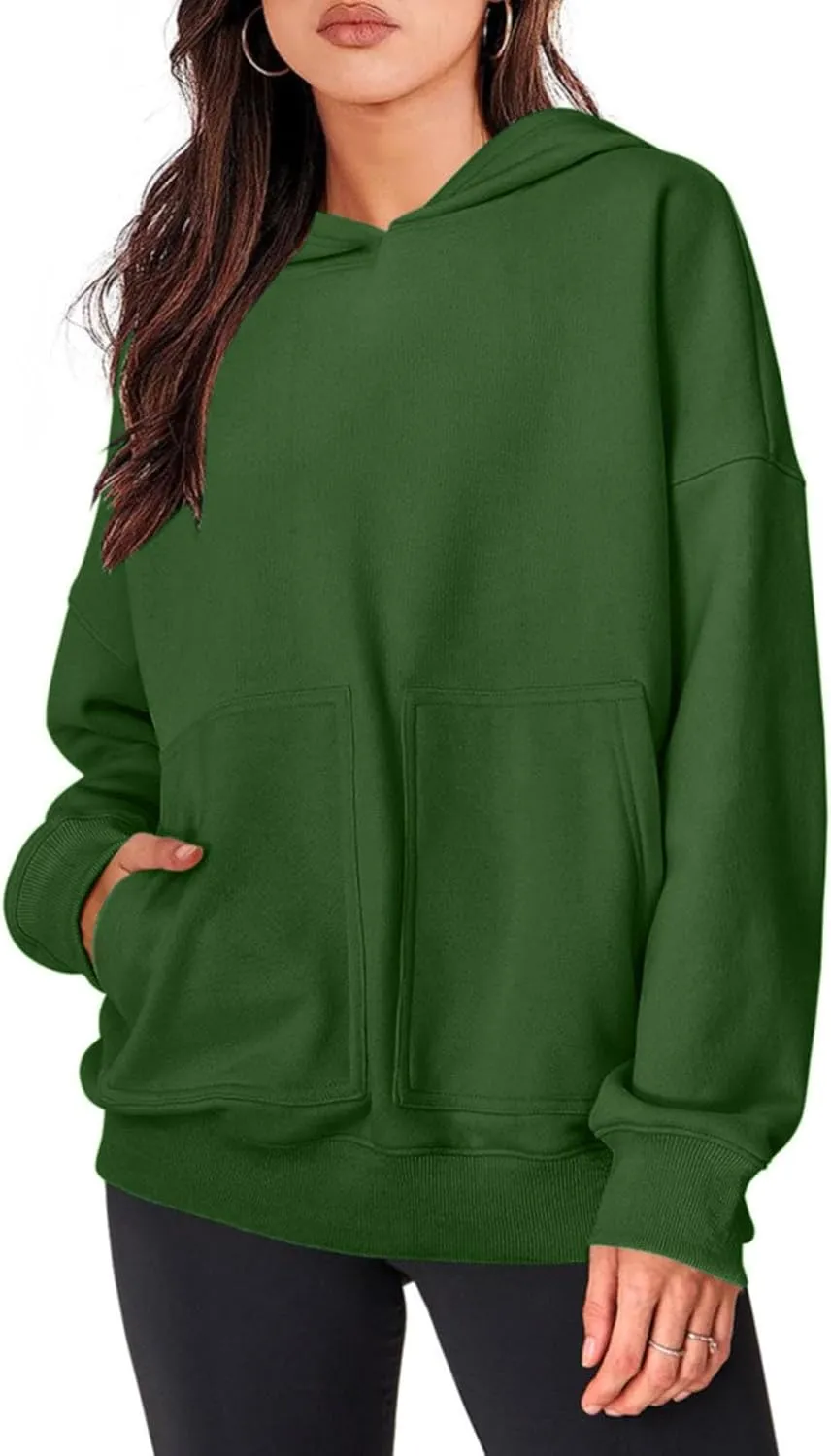 Womens Oversized Hoodies Sweatshirts Casual Long Sleeve Fleece Hooded Pullover Tops Fall Winter Clothes
