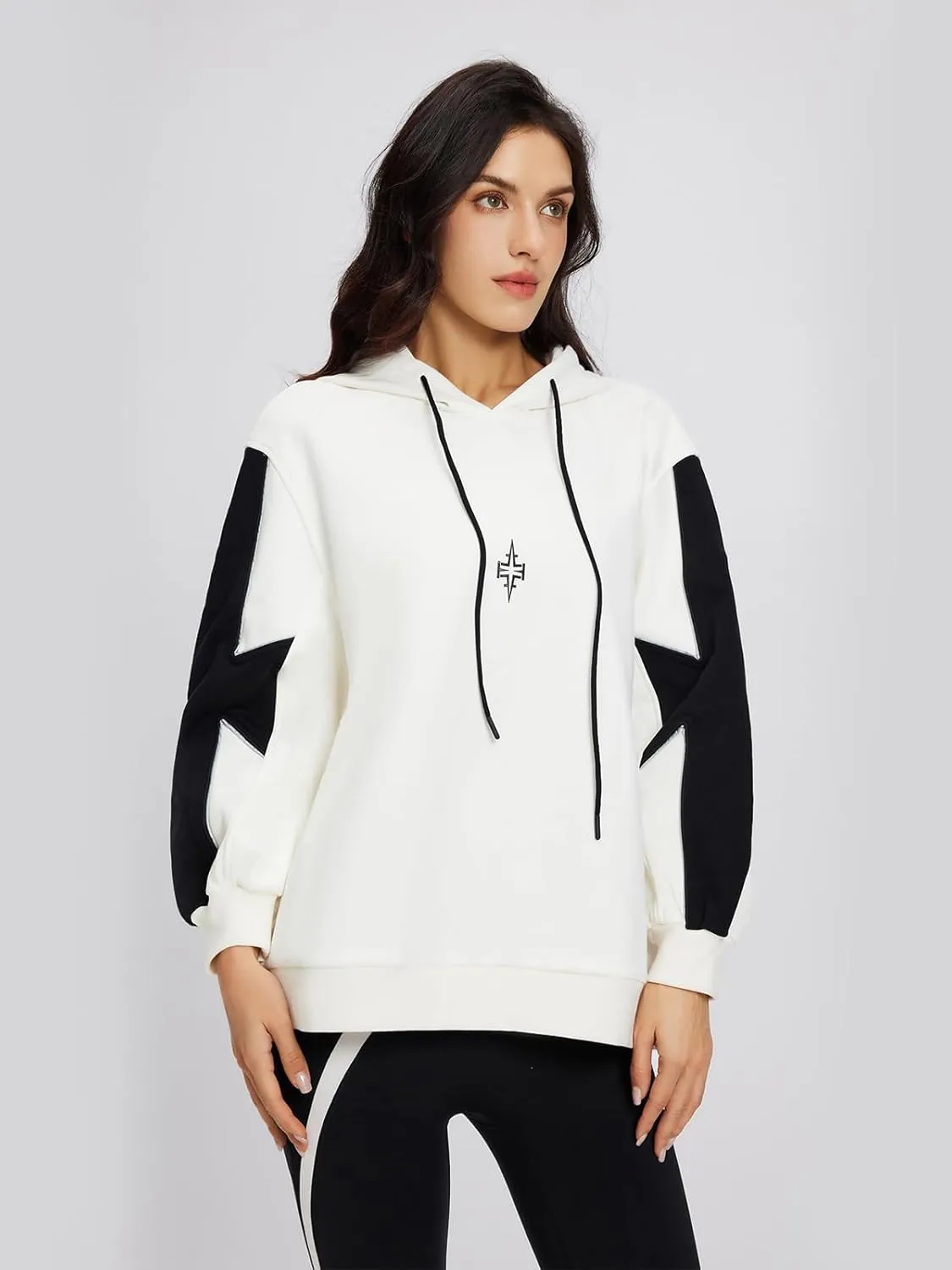 Womens Oversized Hoodies Sweatshirts Pullover Long Sleeve Fleece Sweaters Fall Clothes Casual Top