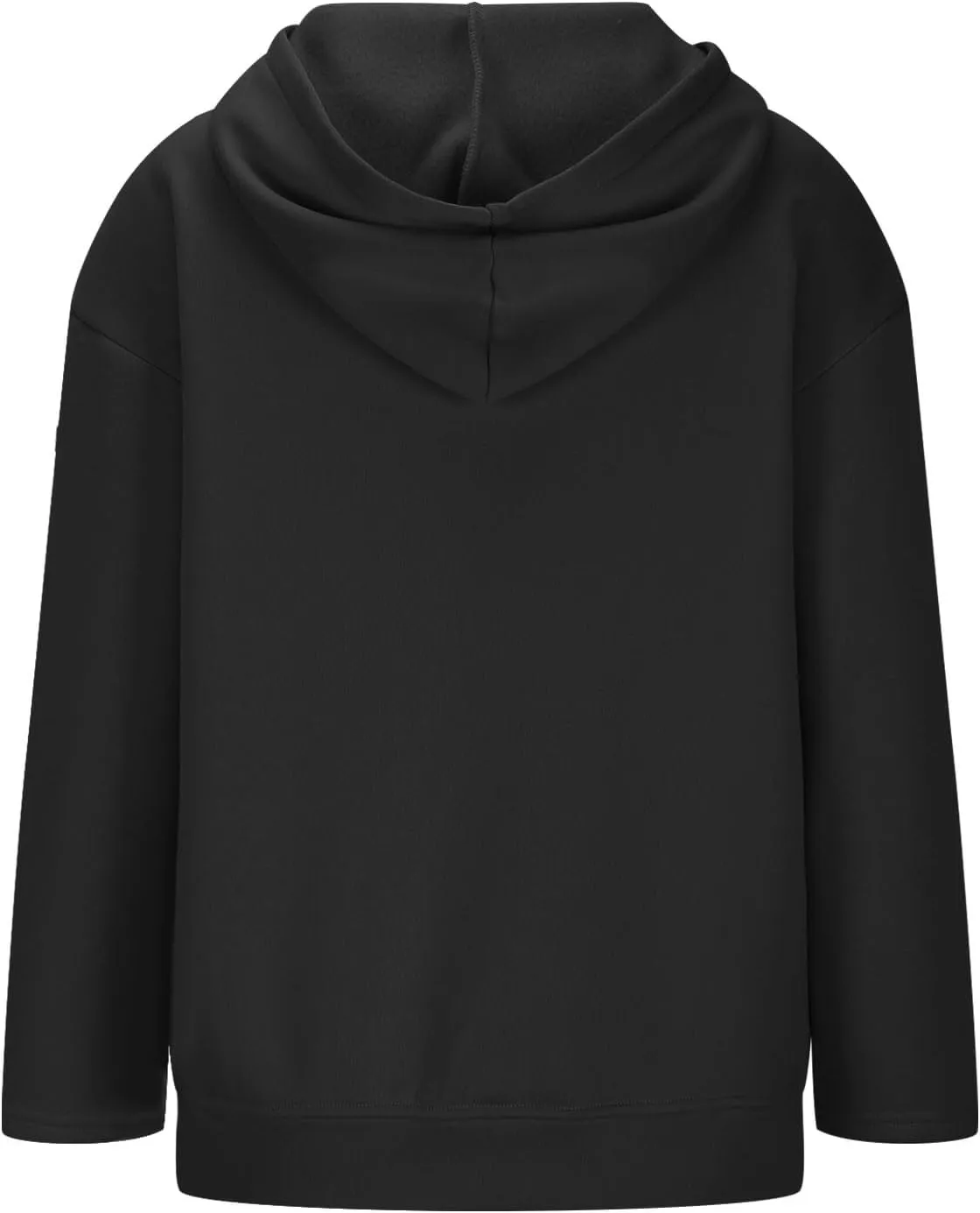 Women's Oversized Zipper V-Neck Hoodies,2024 Casual Fashion Long Sleeve Fleece Sweatshirts,Cute Winter Clothes