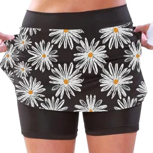 Womens Summer Tennis Skirts with Shorts Underneath, Pickleball, Athletic, Workout and Golf Skorts Lightweight Skirt Workout